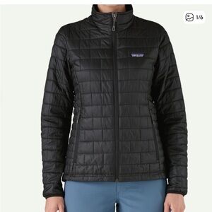 Patagonia Women's Black Nano Puff Puffer Jacket Xsmall
